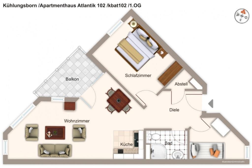 Apartmenthaus Atlantik Apartmenthaus Atlantik 102 Ostseebad Kühlungsborn Εξωτερικό φωτογραφία